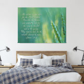 James 5:6-8 Beharrlichkeit Inspiration Leinwanddruck (Insitu (Schlafzimmer))