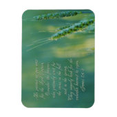 James 5:6-8 Beharrlichkeit Inspiration Magnet (Vertikal)