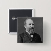James A. Garfield Button (Vorne & Hinten)