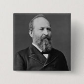 James A. Garfield Button (Vorderseite)