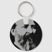 James A. Garfield Silhouette Schlüsselanhänger (Vorderseite)