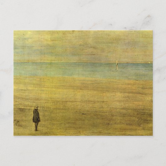 James Abbot McNeill Whistler - Harmony in Blue und Postkarte (Vorderseite)