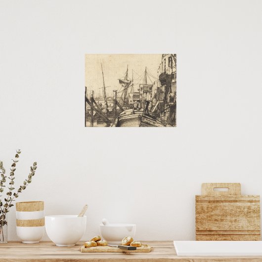 James Abbott McNeill Whistler - Limehouse Poster (Küche)