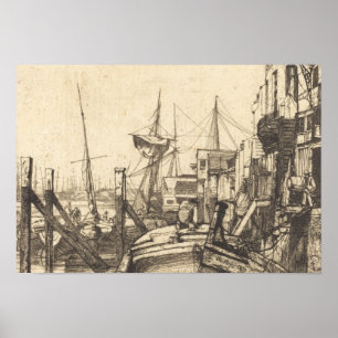James Abbott McNeill Whistler - Limehouse Poster