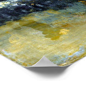 James Abbott McNeill Whistler Nocturne in Black Poster (Ecke)