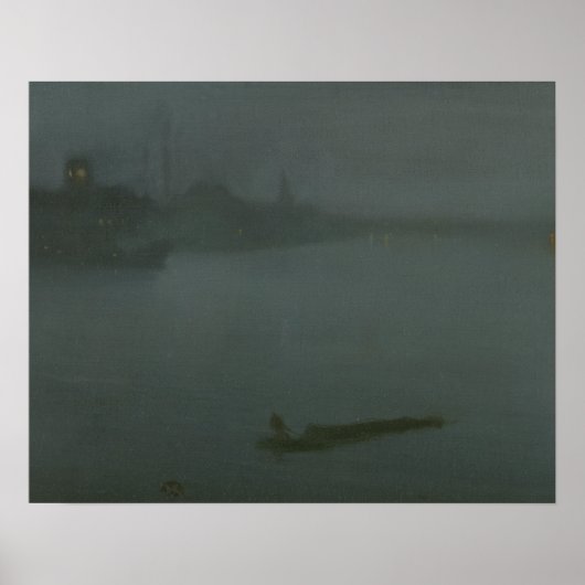 James Abbott McNeill Whistler - Nocturne in Blue Poster (Vorne)