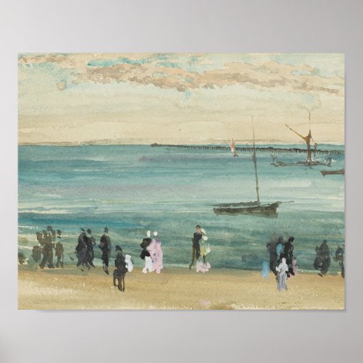 James Abbott McNeill Whistler - Southend Pier Poster (Vorne)