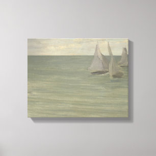 James Abbott McNeill Whistler - Trouville - Gray Leinwanddruck