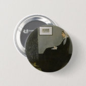 James Abbott Whistler - Pfeifermutter Button (Vorne & Hinten)