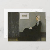James Abbott Whistler - Pfeifermutter Postkarte (Vorne/Hinten)
