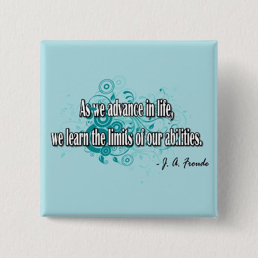 James Anthony Froude Button (Vorderseite)