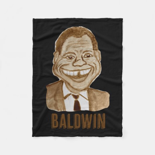 James Baldwin Fleecedecke (Vorderseite)