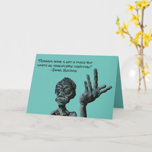 James Baldwin Karte (Gelbe Blume)