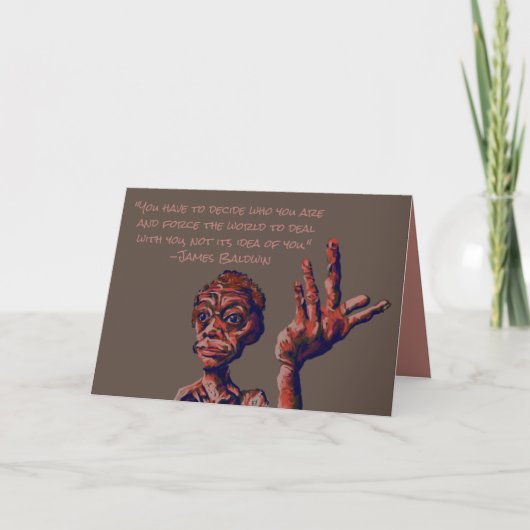 James Baldwin Karte (Vorderseite)