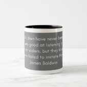 James Baldwin Motivierend Tasse (Mittel)