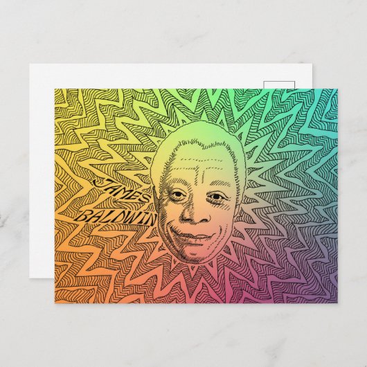James Baldwin Postcard Postkarte (Vorne/Hinten)