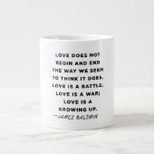 James Baldwin Quote Tasse (Vorderseite)