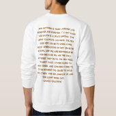 James Baldwin Sweatshirt (Rückseite)