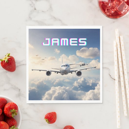 James Birthday Serviette (Beispiel)