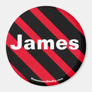 James Black/Red-Magnet Magnet