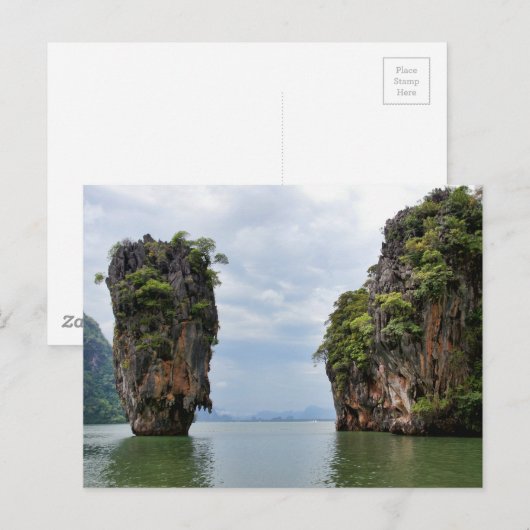 James Bond-Insel Postkarte (Vorne/Hinten)