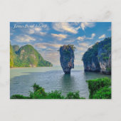 James Bond Island Phang Nga Bay Phuket Thailand Postkarte (Vorderseite)