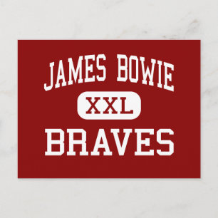 James Bowie - Braves - Middle - Amarillo Texas Postkarte
