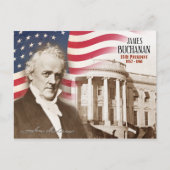 James Buchanan - 15. Präsident der USA Postkarte (Vorderseite)