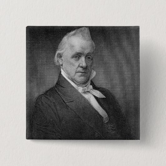 James Buchanan, graviert von Henry Bryan Hall Button (Vorderseite)