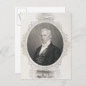 James Buchanan Postkarte (Vorne/Hinten)