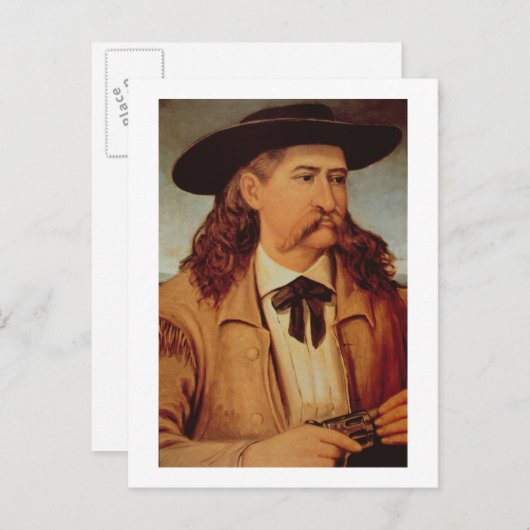 James Butler 'Wild Bill' Hickok (1837-76) 1874 (oi Postkarte (Vorne/Hinten)