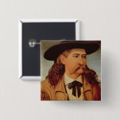 James-Butler "wilder Bill" Hickok (1837-76) 1874 Button (Vorne & Hinten)