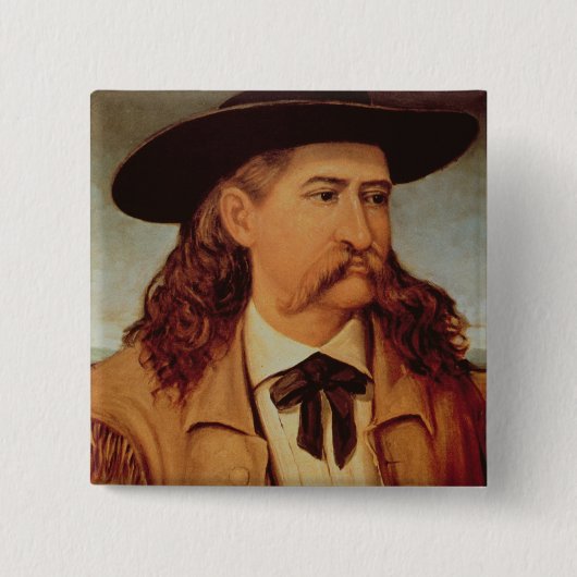 James-Butler "wilder Bill" Hickok (1837-76) 1874 Button (Vorderseite)