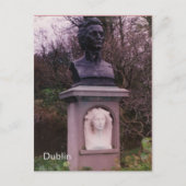 James Clarence Mangan Monument, Dublin, Irland Postkarte (Vorderseite)
