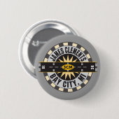 James Clements Airport Bay City MI 3CM Button (Vorne & Hinten)