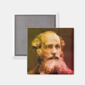 James Clerk Maxwell Magnet (Vorderseite/Rückseite)