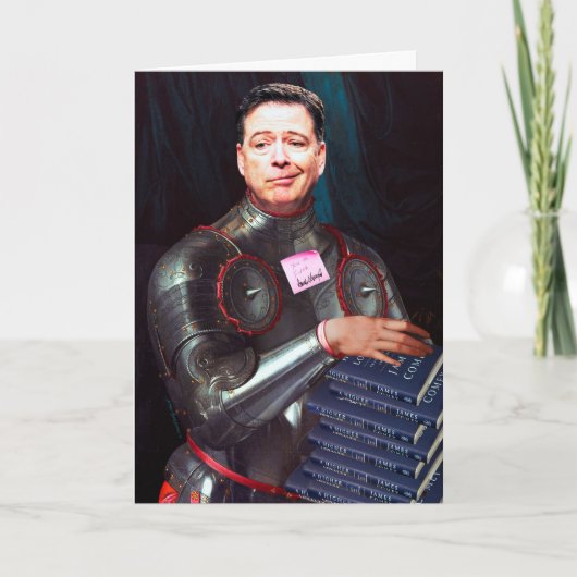 James Comey Chapter und Versus Birthday Card Karte (Vorderseite)