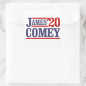 James Comey für Präsident 2020 - Quadratischer Aufkleber (Tasche)