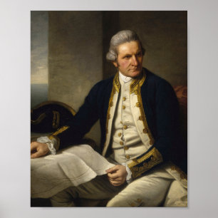 James-Cook-Porträt Poster