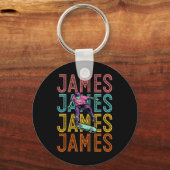 James Custom Skateboarding Hob Schlüsselanhänger (Vorderseite)