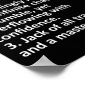 James Definition Personalisiert Name Funny Birthda Poster (Ecke)