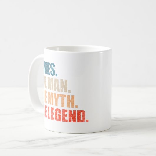 James Der Mann der Mythos der Legende Kaffeetasse (Vorderseite Links)