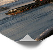 James Dunlap Tugboat im niederländischen Hafen, Al Poster (Ecke)