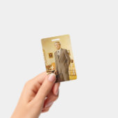 James Earl Carter Painted US-Präsident Portrait Ausweis (Handheld)