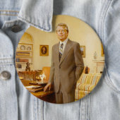James Earl Carter Painted US-Präsident Portrait Button (Beispiel)
