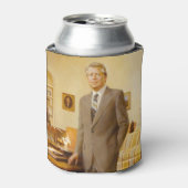 James Earl Carter Painted US-Präsident Portrait Dosenkühler (Kanne Vorderseite)