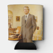 James Earl Carter Painted US-Präsident Portrait Dosenkühler (Rückseite)