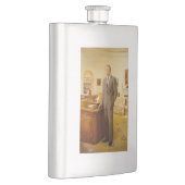 James Earl Carter Painted US-Präsident Portrait Flachmann (Rechts)