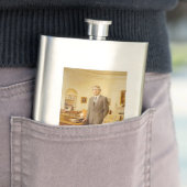 James Earl Carter Painted US-Präsident Portrait Flachmann (Beispiel)