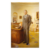 James Earl Carter Painted US-Präsident Portrait Fotodruck (Vorne)